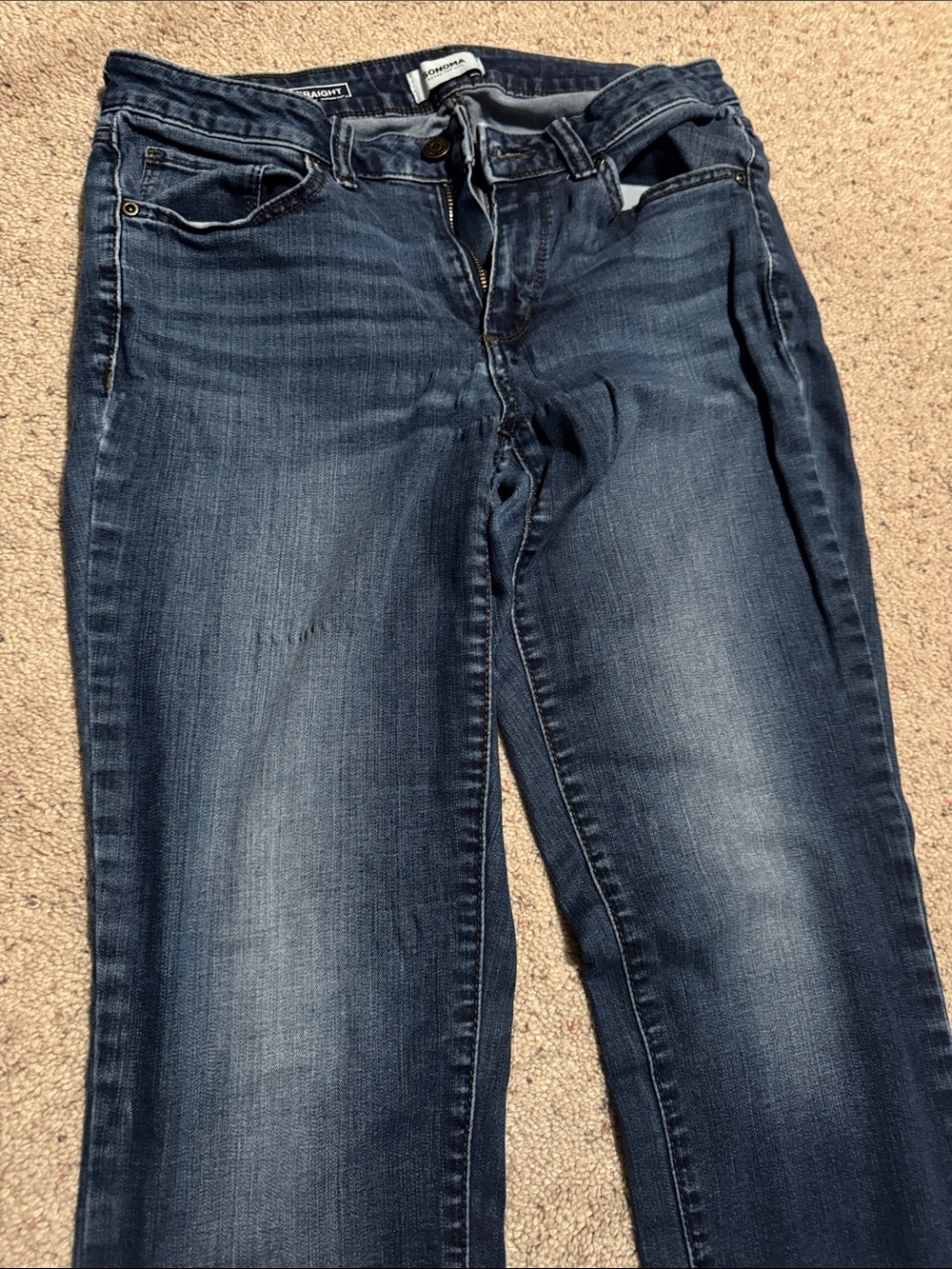 Sonoma Skinny Jeans in Faded Dark Blue